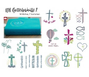 ITH Stickmuster - Gotteslobhülle 2 inkl. Motive